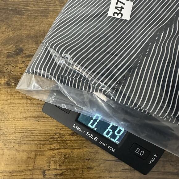 Lululemon Wunder Under Leggings Womens 10 Striped Black White Gym Yoga Running - Picture 13 of 13